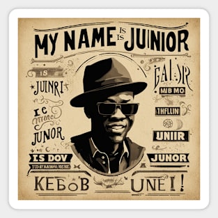 Blues Harmony: Keb Mo's 'My Name is Junior' Art Tribute Magnet